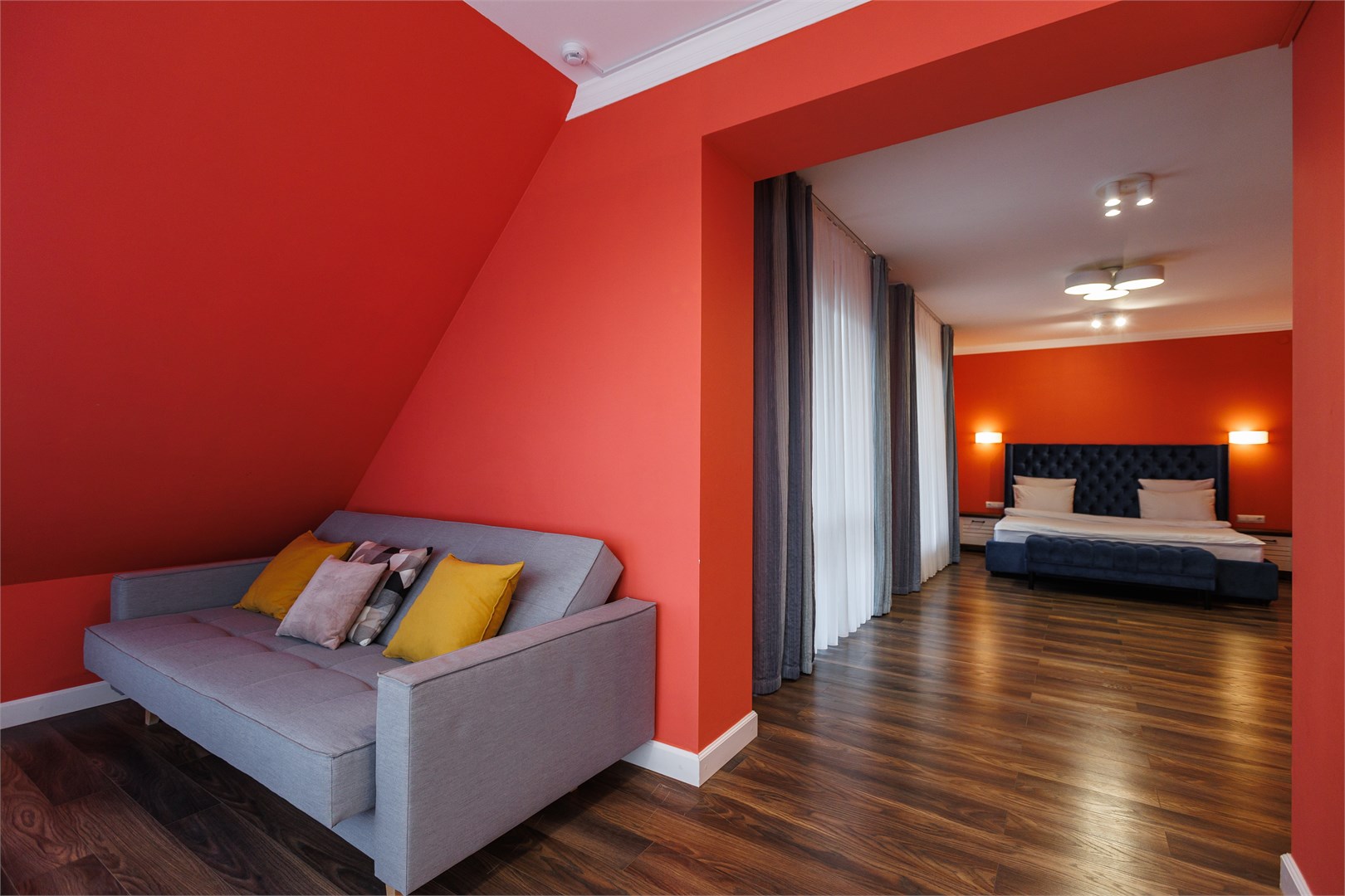 Семейный номер с джакузи с видом на озеро в Шесть Озер