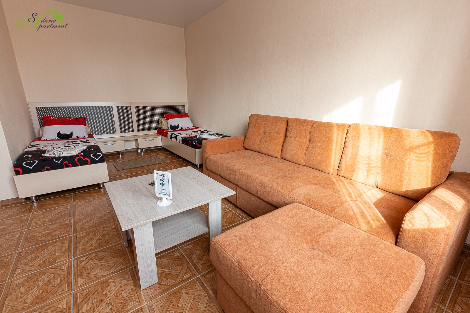 3 местные улучшенные апартаменты S21 в Siberia apartments