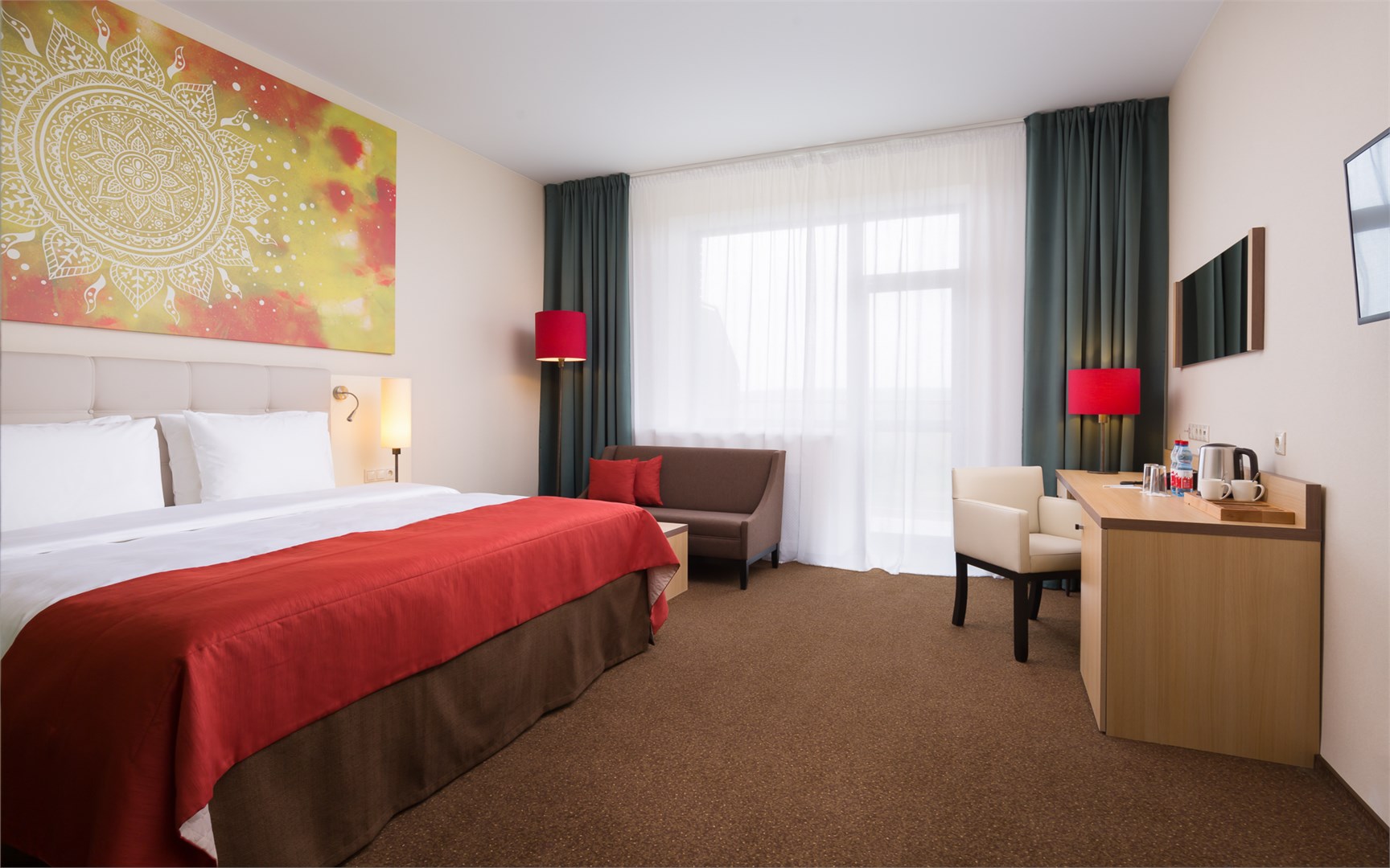 Полулюкс с балконом в Azimut Парк Отель Переславль