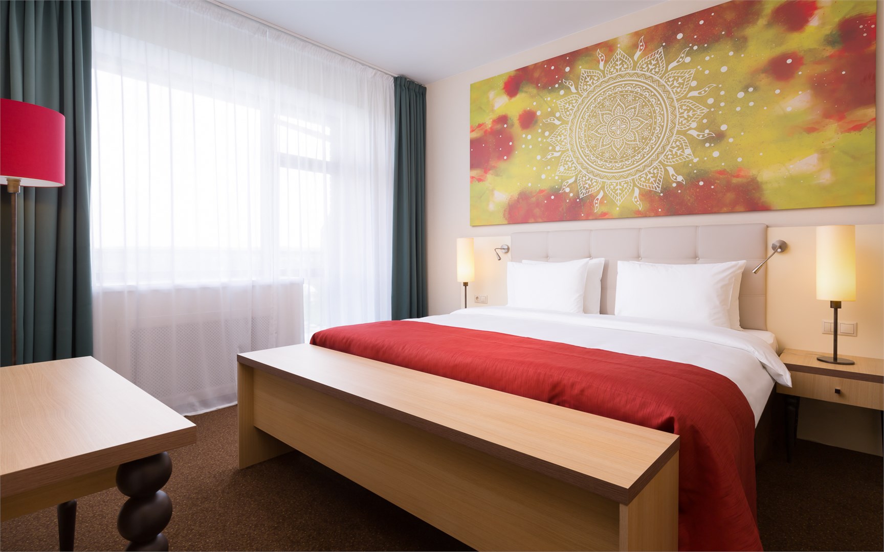 Двухкомнатный Люкс с балконом в Azimut Парк Отель Переславль