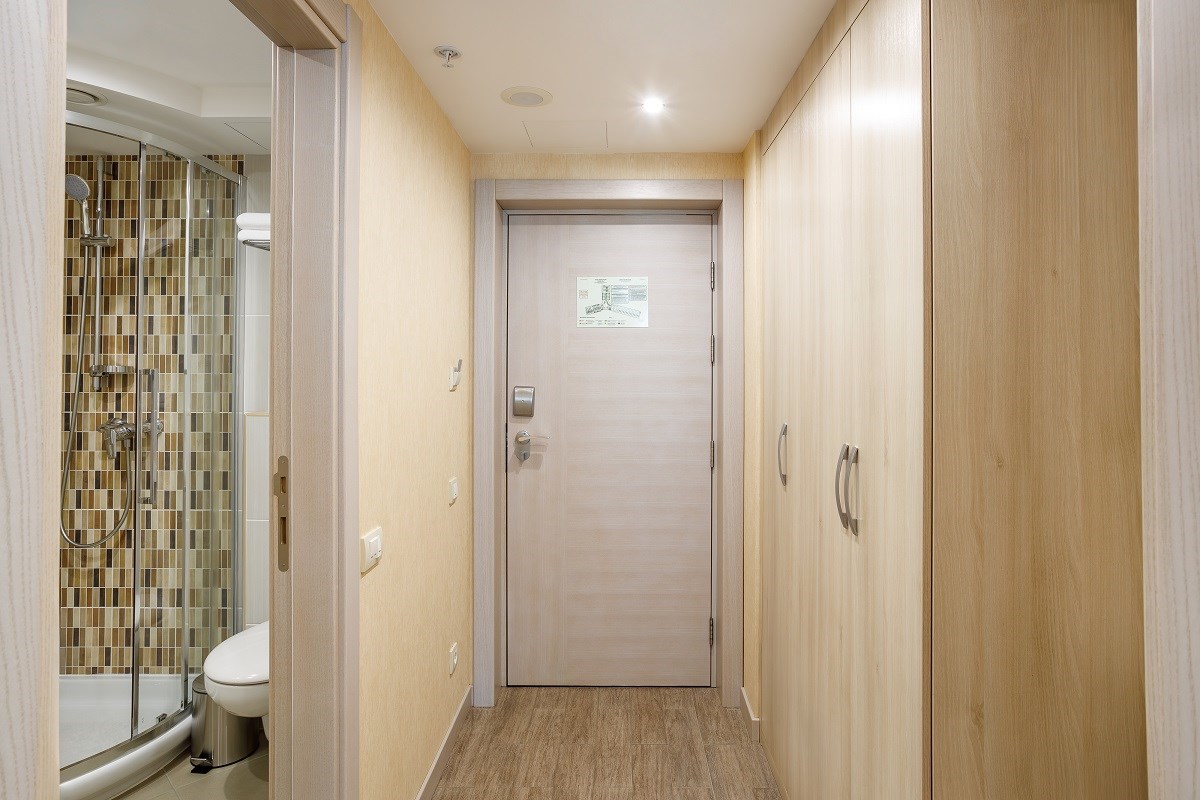 СТАНДАРТНЫЙ ДВУХМЕСТНЫЙ - DBL - с видом на море - 1 общая кровать шириной 1,4 м. в Дагомыс