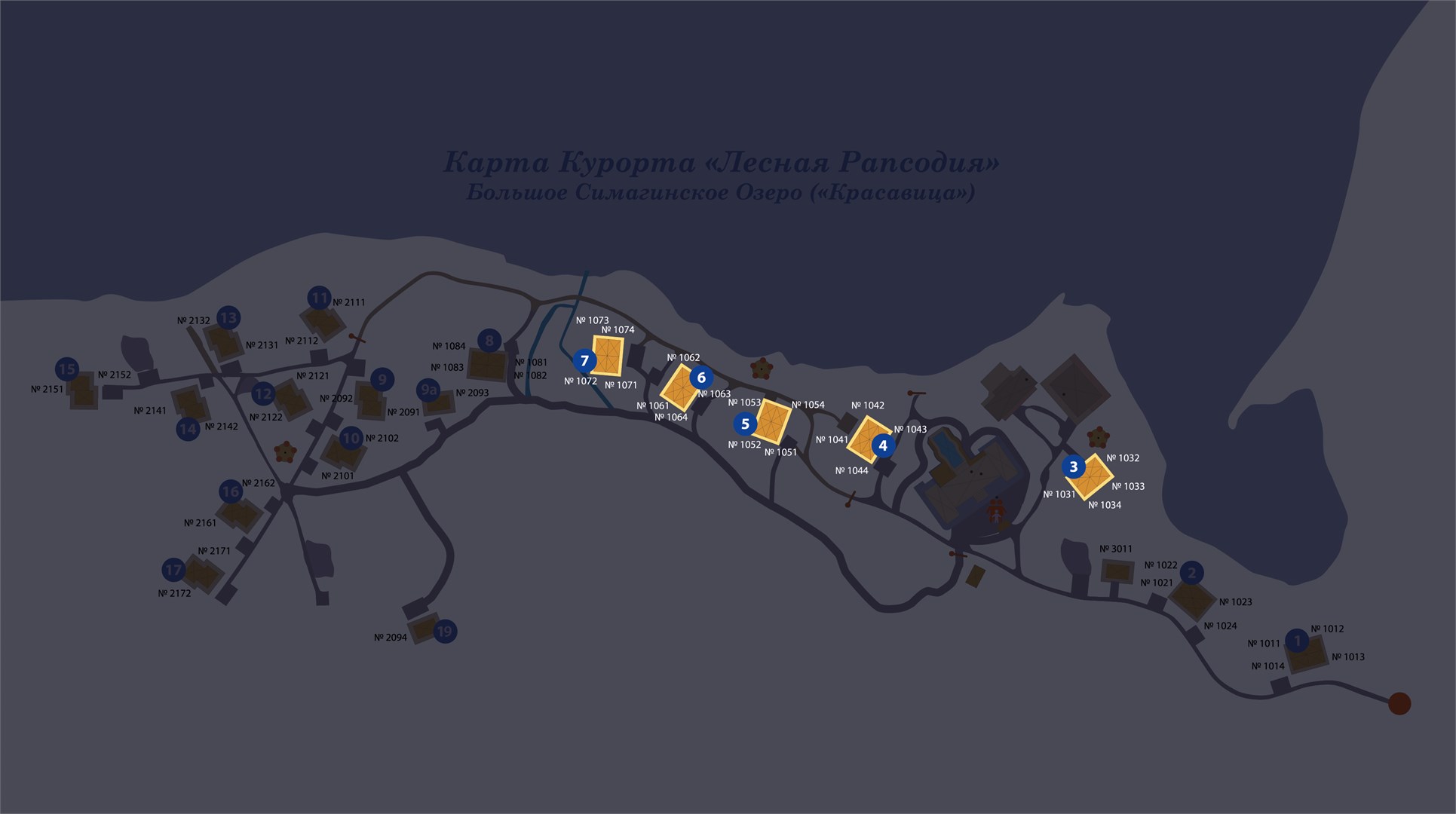 Апартаменты в коттеджах «Лесной» с сауной в Лесная рапсодия