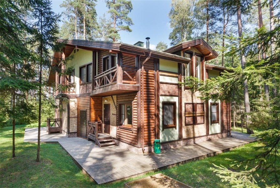 Апартаменты в коттедже «Озерный» с сауной в Лесная рапсодия