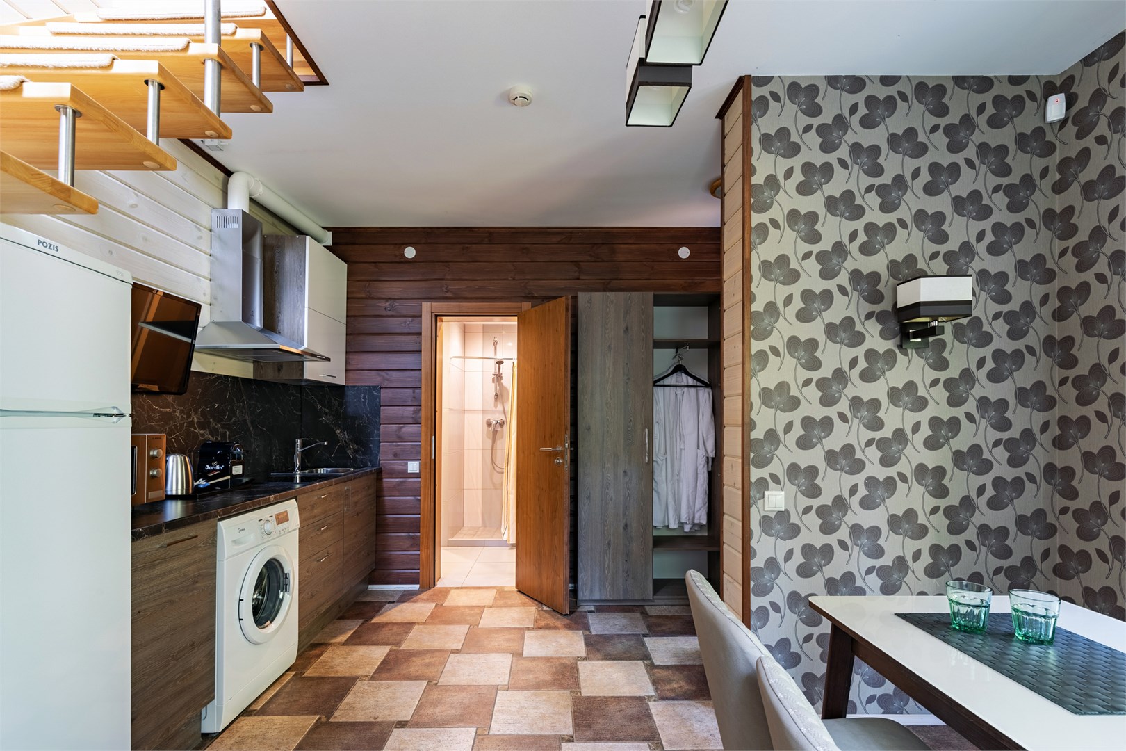 Апартаменты в коттедже «Озерный» с сауной в Лесная рапсодия