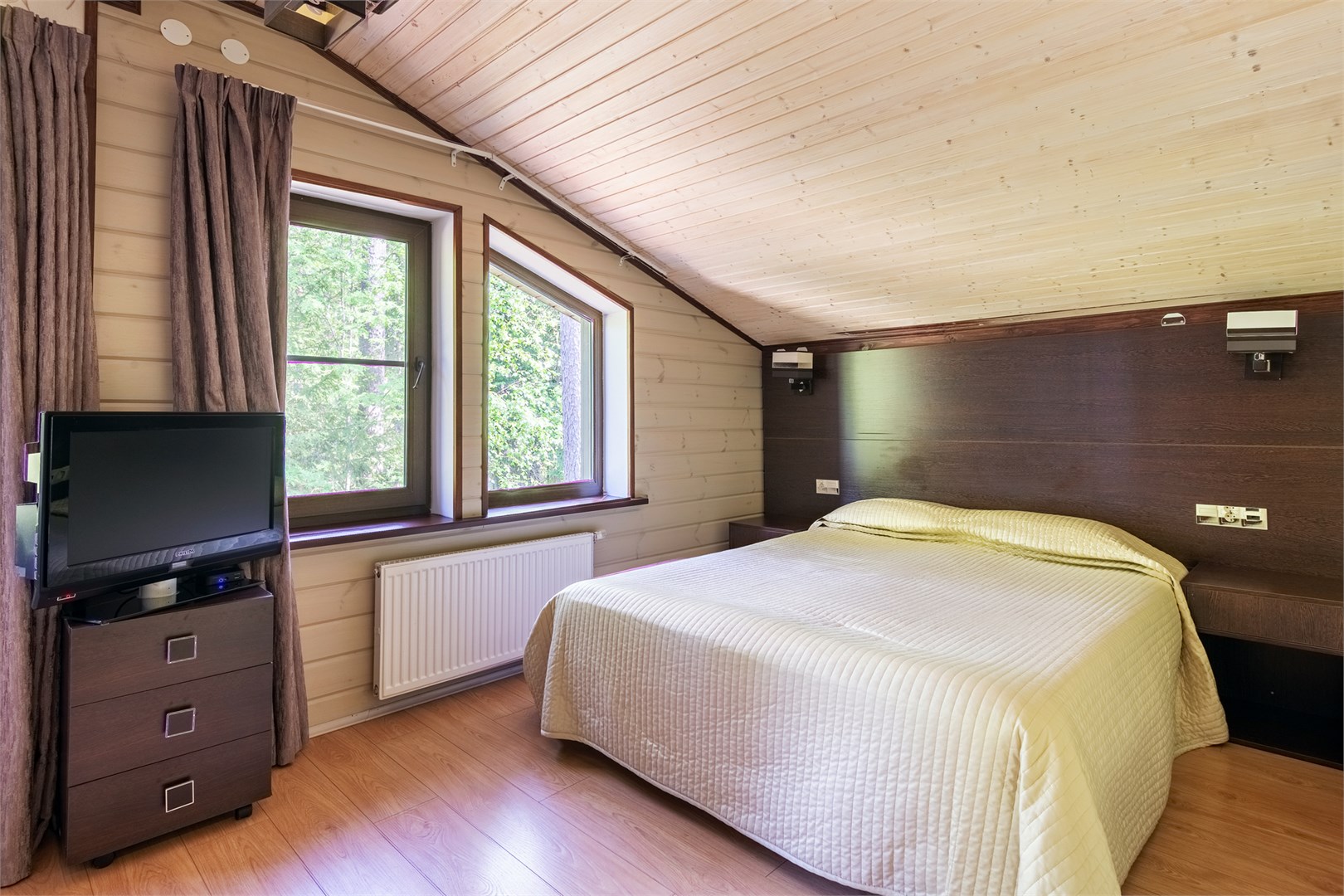 Апартаменты в коттедже «Озерный» с сауной в Лесная рапсодия