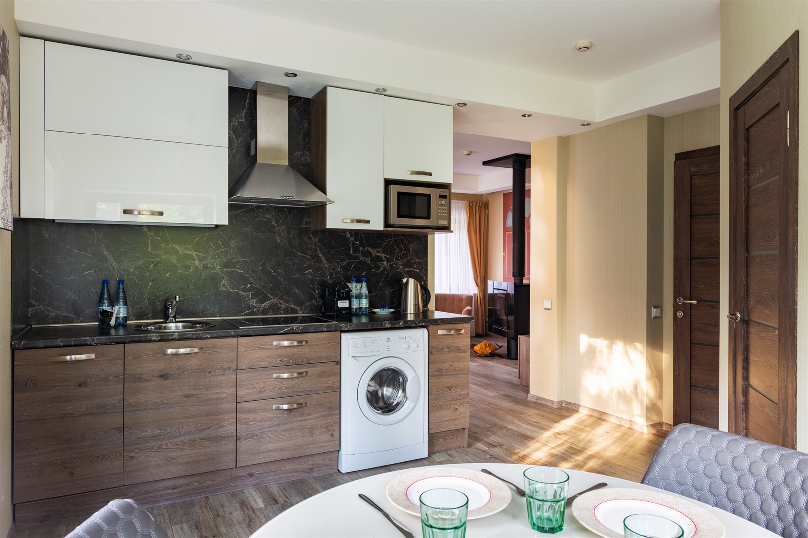 Апартаменты в коттеджах «Рапсодия» с сауной в Лесная рапсодия