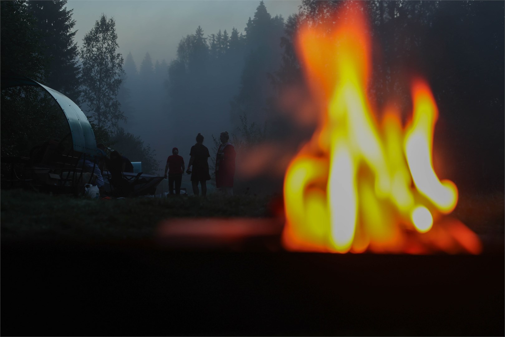 Кемпинг - место под палатку с беседкой и оборудованным кострищем/мангалом (аренда палатки и другого доп оборудования по телефону +7 (921) 370-90-41) в Хутор Ёлки