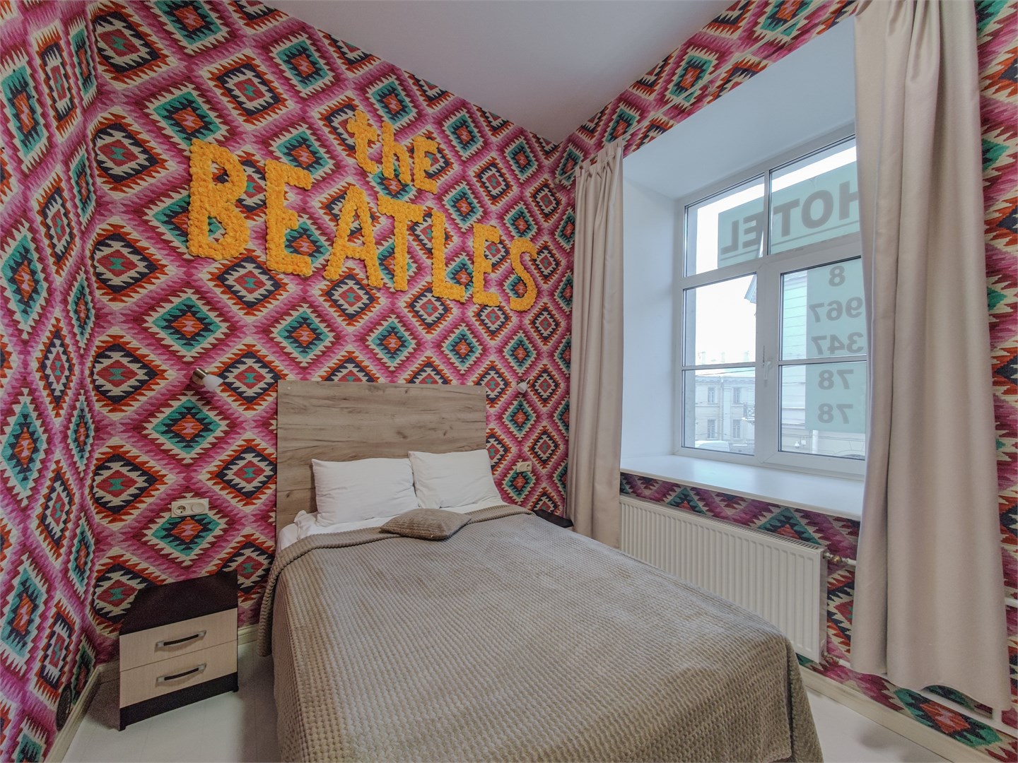 Инженерная -Двухместный стандарт с двуспальной кроватью в Ligohotel