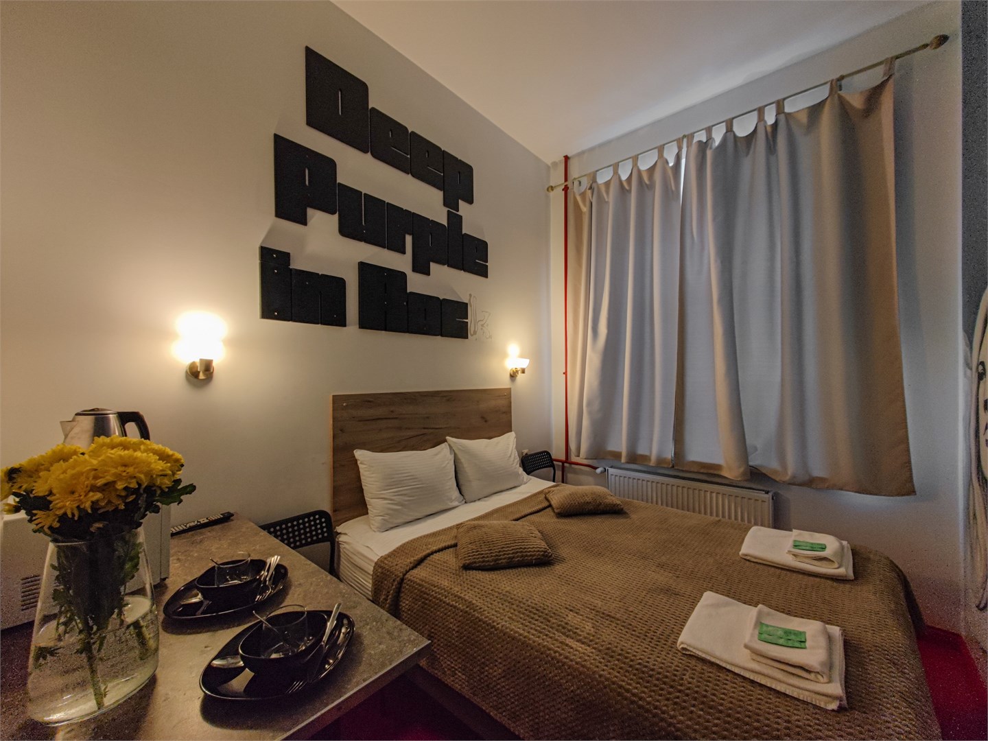 Инженерная -Двухместный стандарт с двуспальной кроватью в Ligohotel