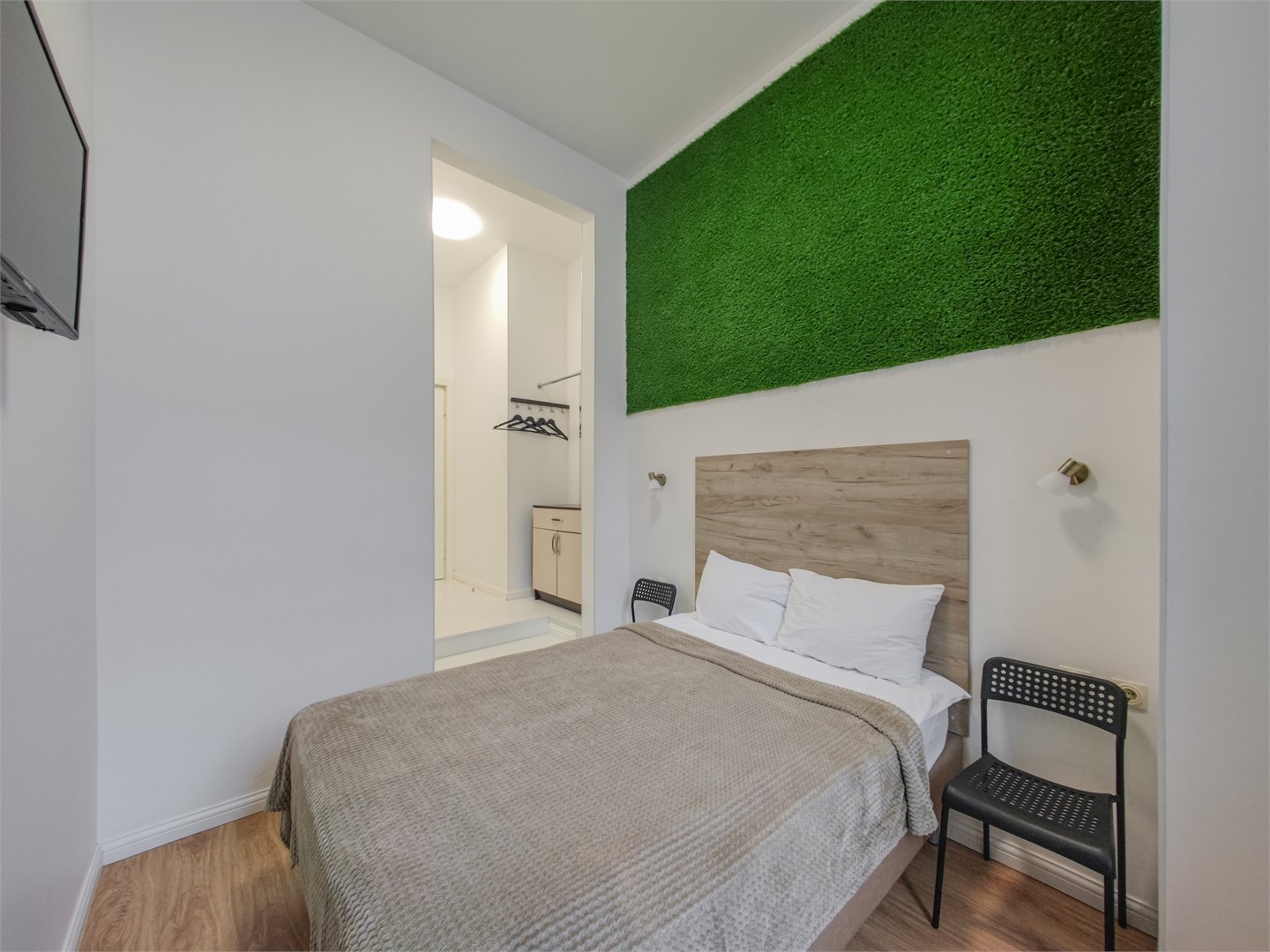 Инженерная -Двухместный стандарт с двуспальной кроватью в Ligohotel