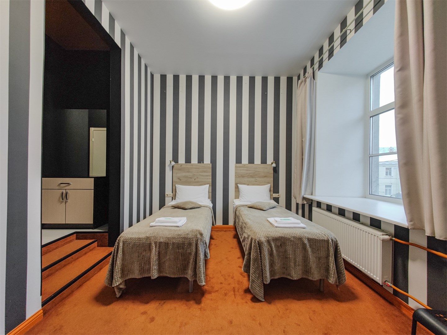 Инженерная-Двухместный стандарт с раздельными кроватями в Ligohotel