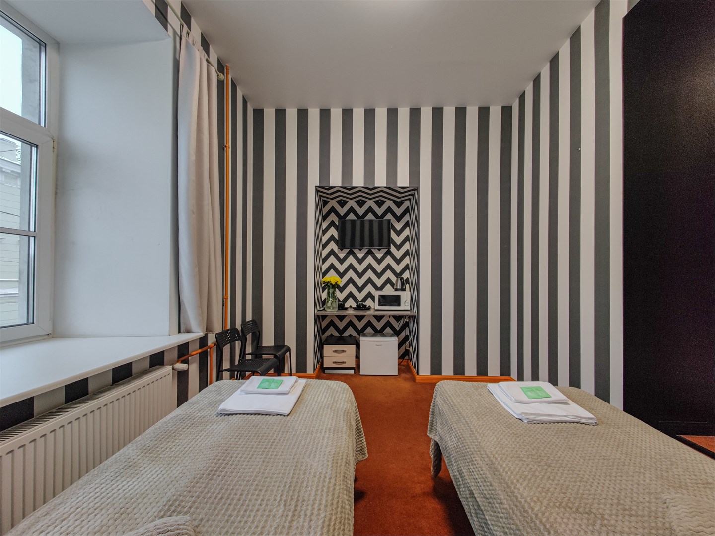 Инженерная-Двухместный стандарт с раздельными кроватями в Ligohotel