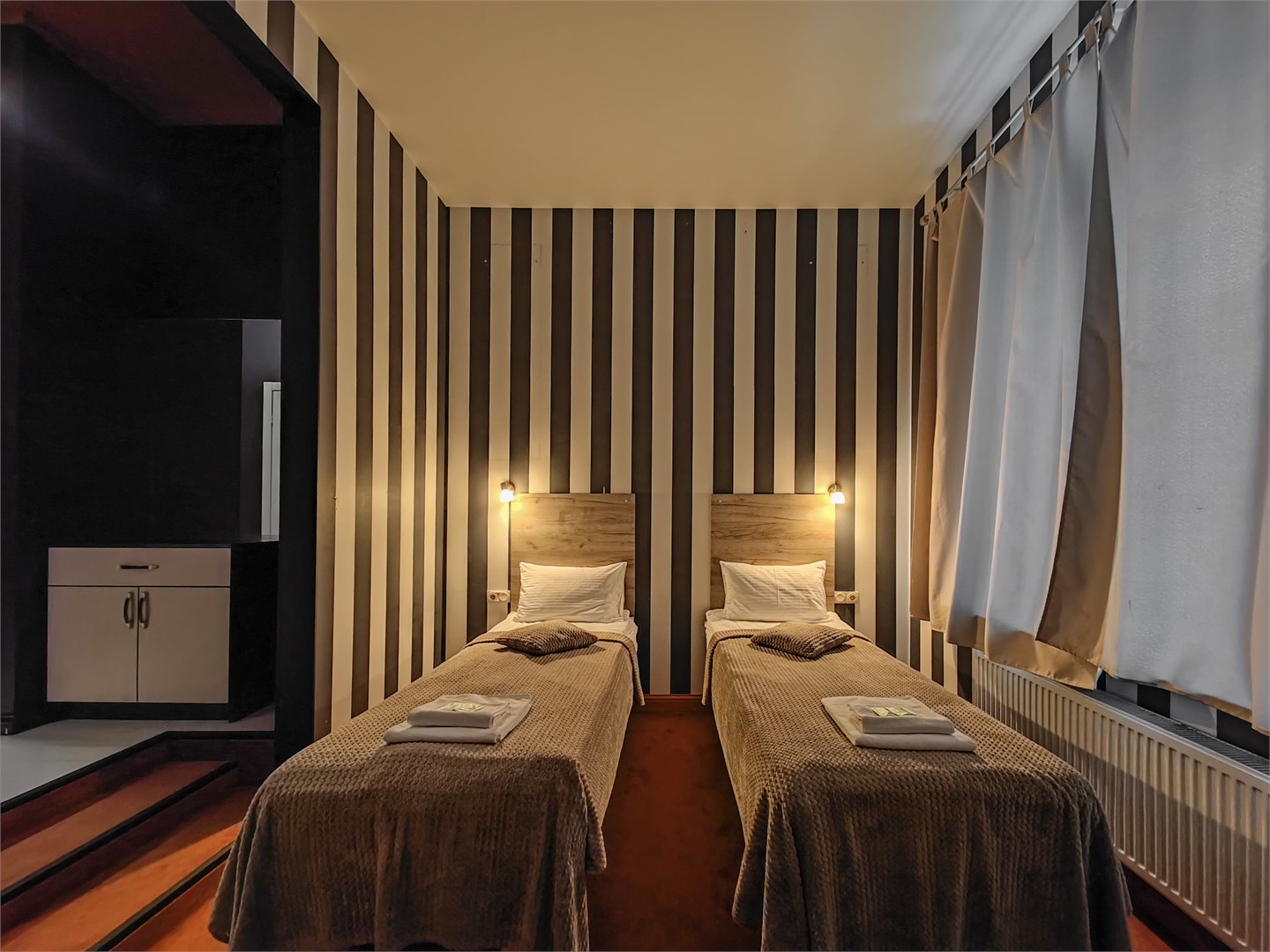 Инженерная-Двухместный стандарт с раздельными кроватями в Ligohotel