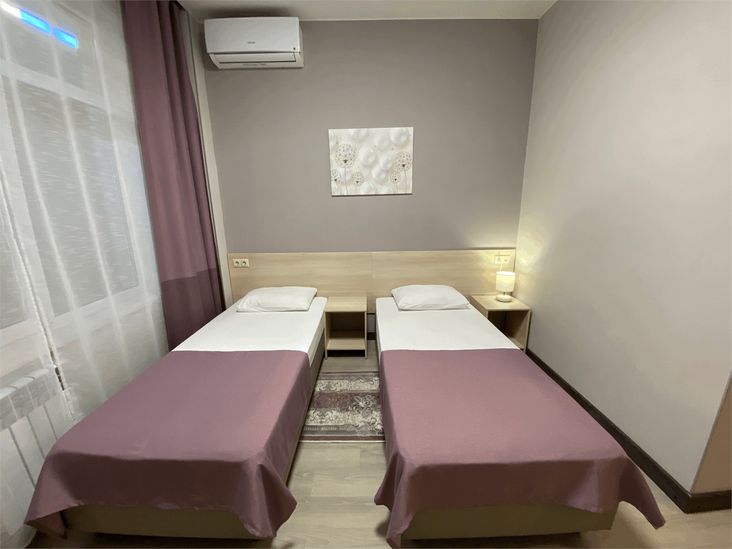 Стандарт с 2 раз-ми кр-vb без балкона ,без завтрака и без бассейна в Черноморская Звезда