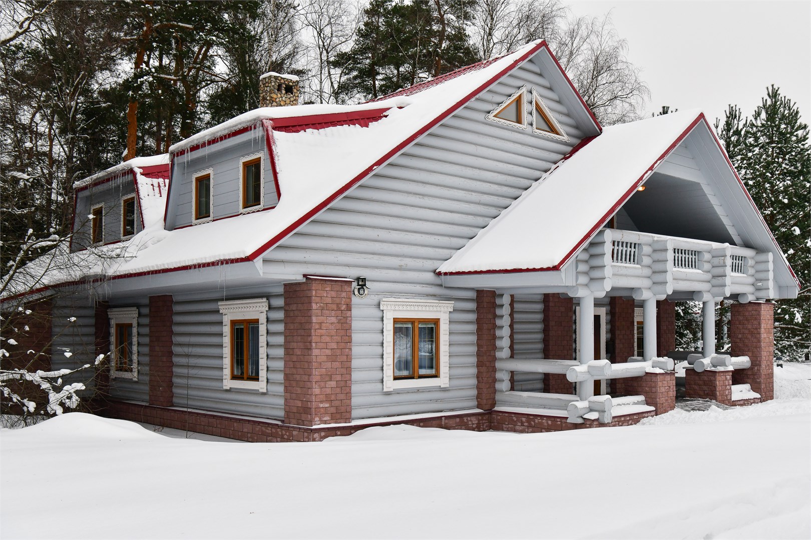 Коттедж для 10 гостей, трехэтажный с третьим светом в Moscow country club