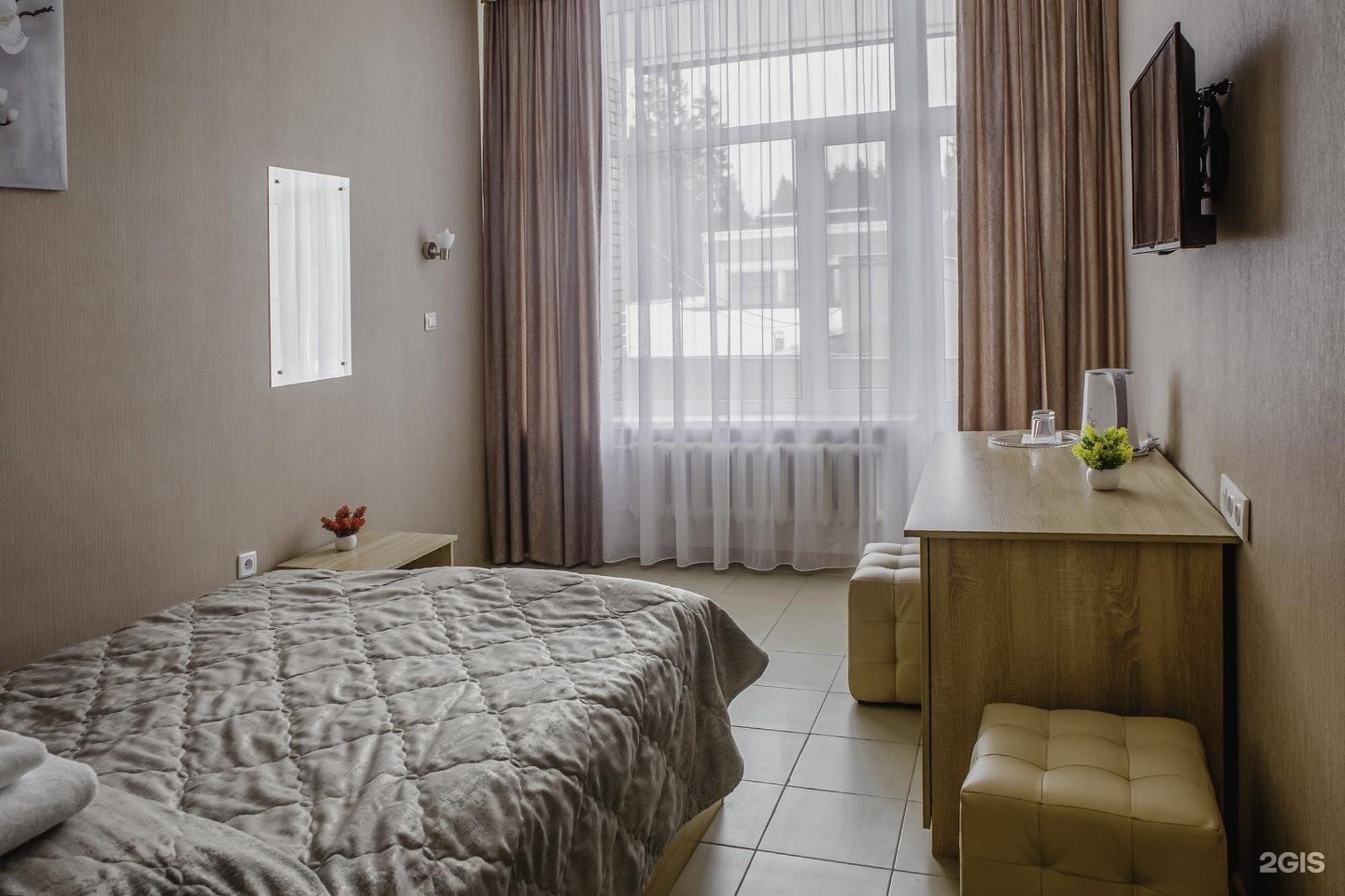 Стандартный улучшенный номер с 2-спальной кроватью в Голицыно