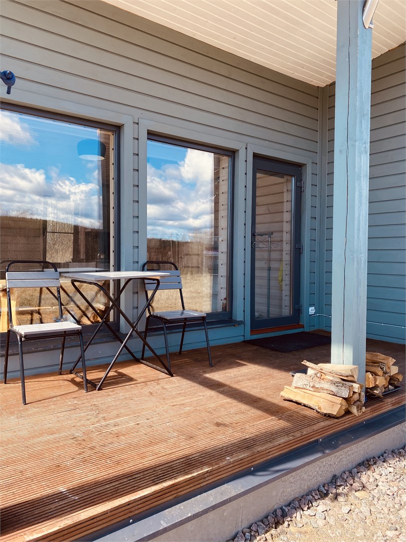 Двухместный дом с террасой и сауной (2+0) в Карелия парк