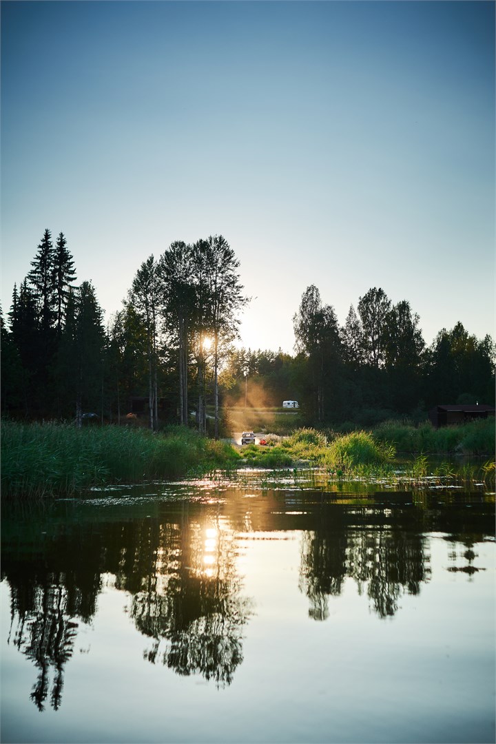 Двухместный дом с террасой и сауной (2+0) в Карелия парк