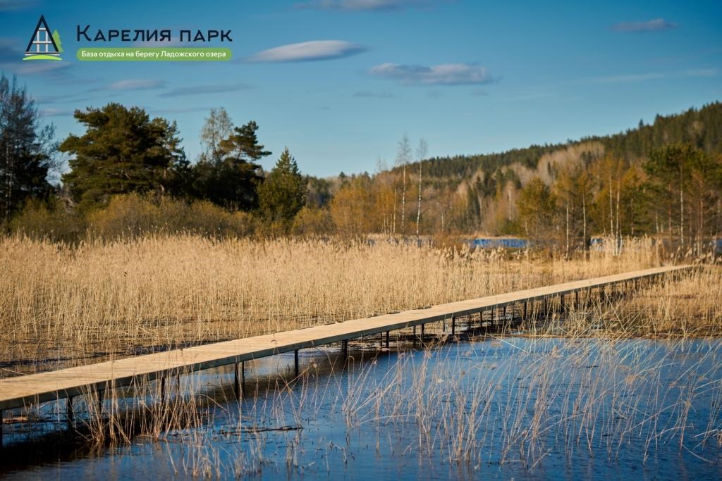 Двухместный дом с террасой и сауной (2+0) в Карелия парк