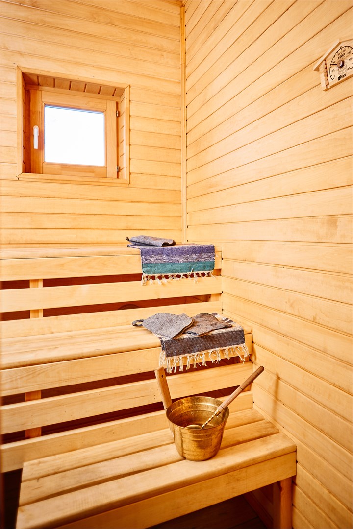 Двухместный дом с террасой и сауной (2+0) в Карелия парк