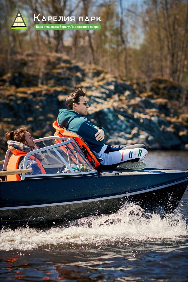 Двухместный дом с террасой и сауной (2+0) в Карелия парк