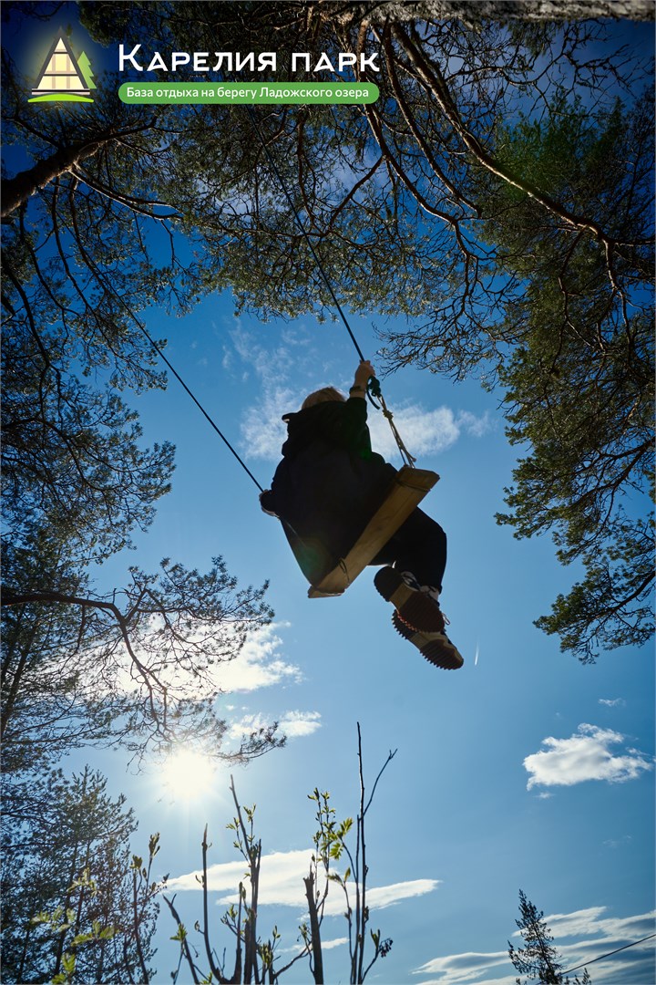 Двухместный дом с террасой и сауной (2+0) в Карелия парк