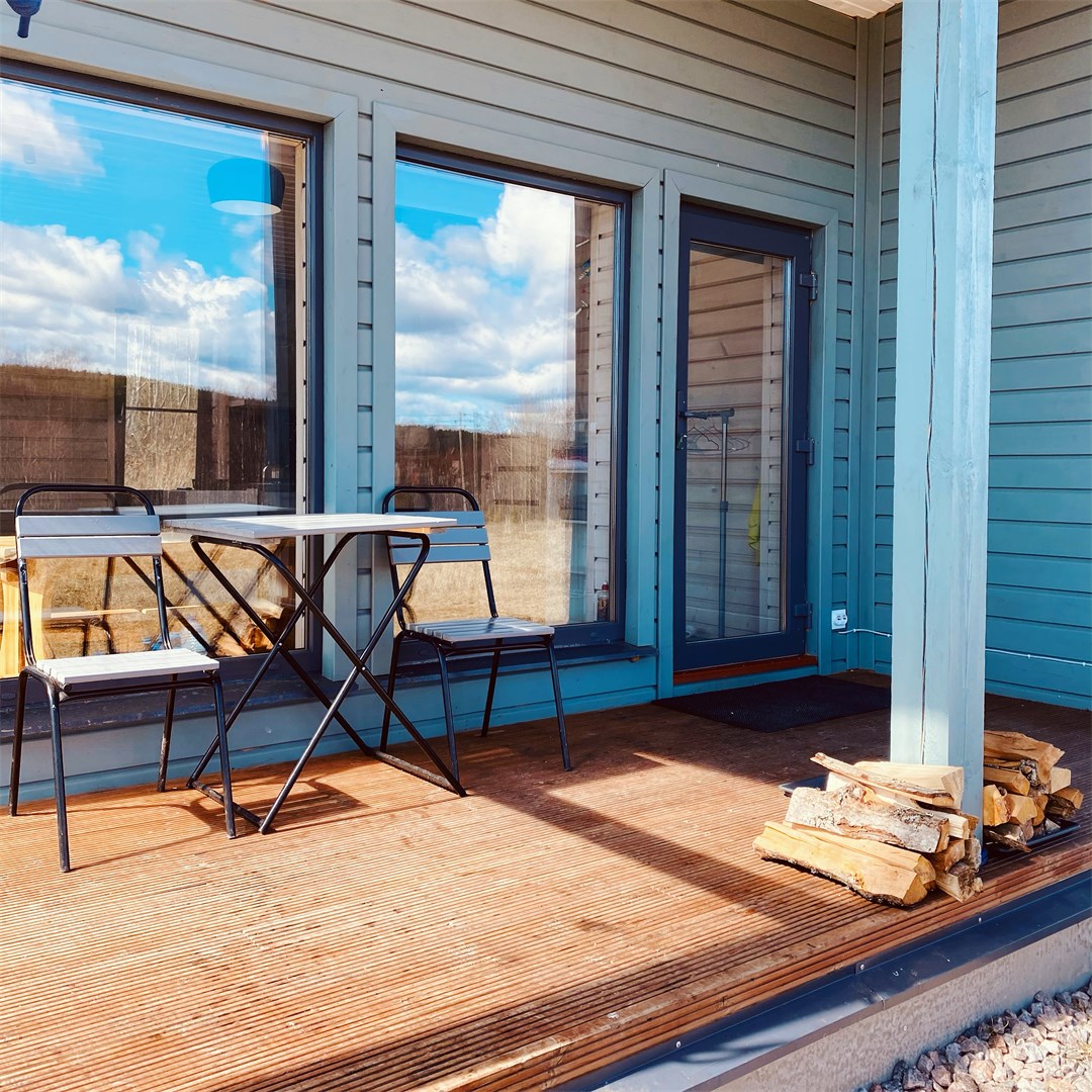 Двухместный дом с террасой и сауной (2+1) в Карелия парк