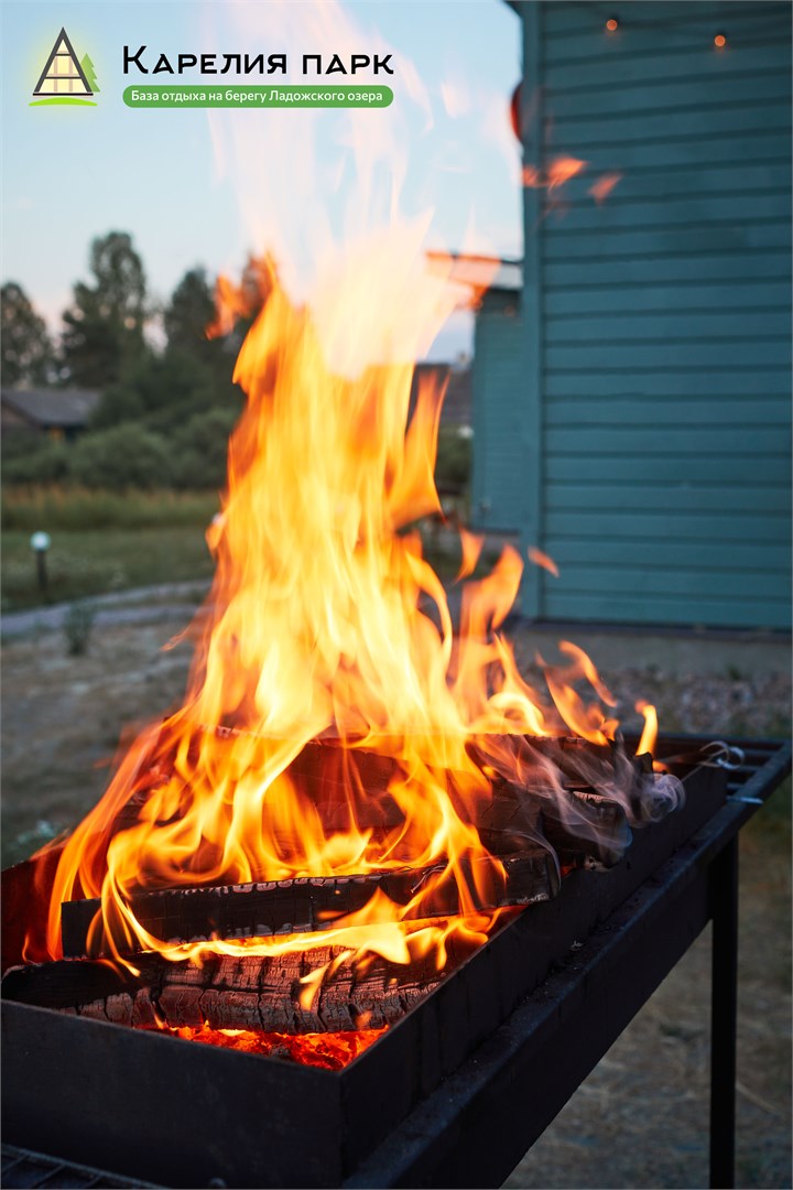 Двухместный дом с террасой и сауной (2+1) в Карелия парк