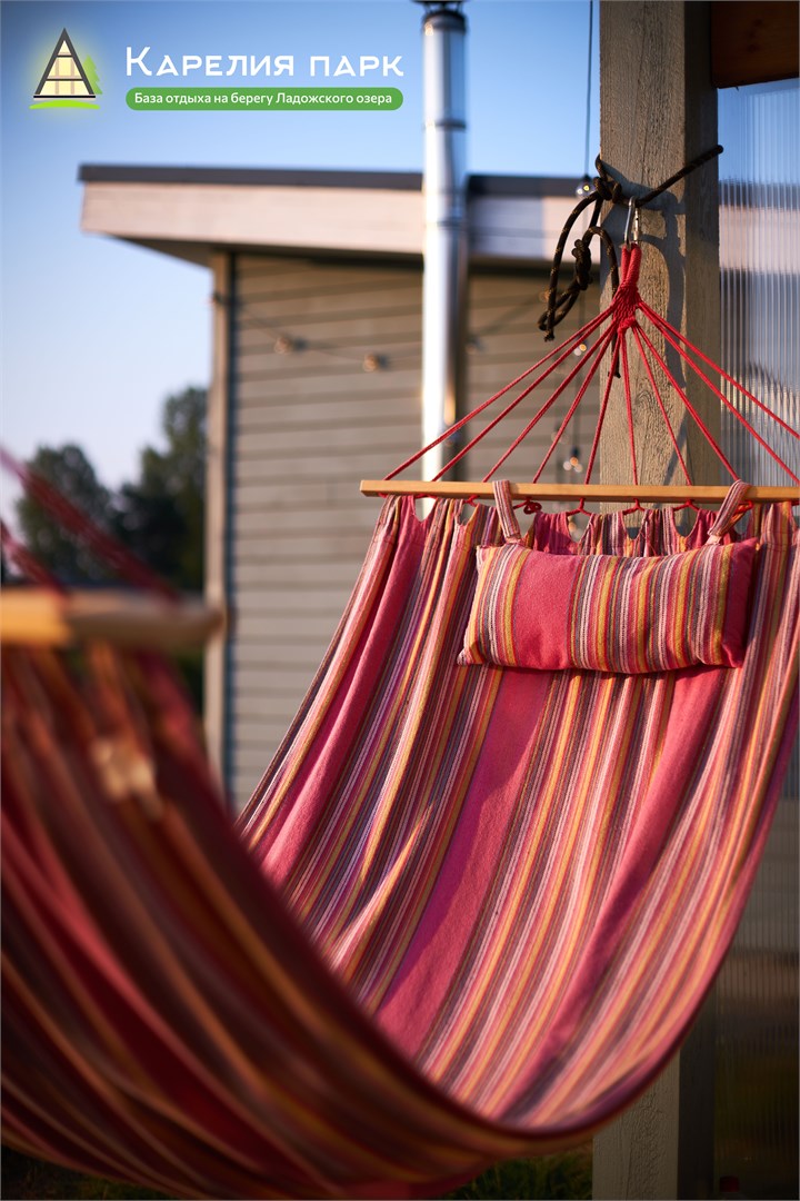 Двухместный дом с террасой и сауной (2+1) в Карелия парк