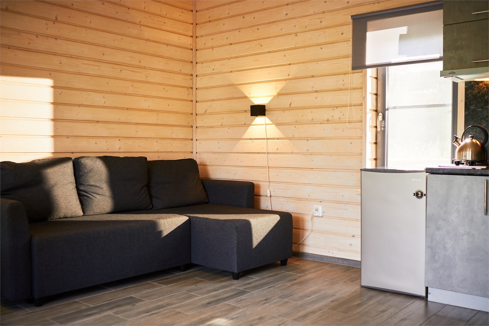 Двухместный дом с террасой и сауной (2+1) в Карелия парк