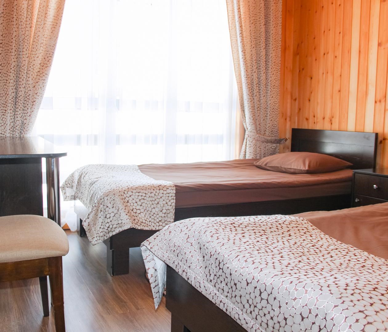 Корпус №2 TWIN №10,13,14,17,18 с двумя раздельными кроватями в Горное озеро