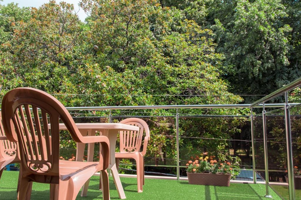 Четырёхместный номер с террасой в Колибри Beach