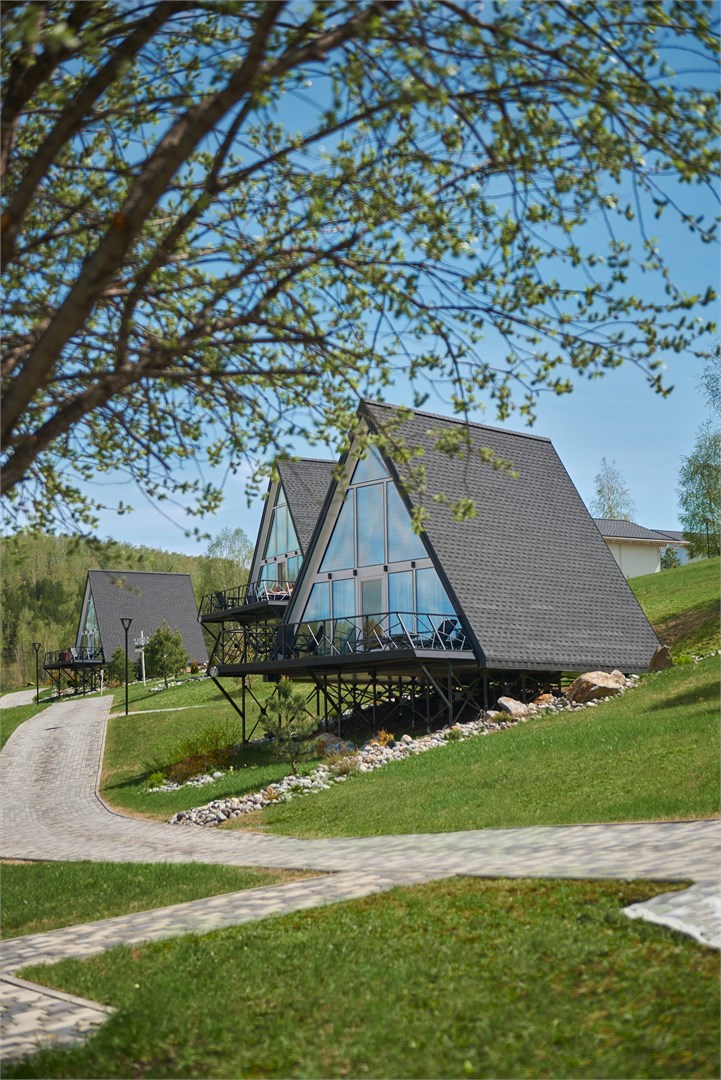 Фотография Шале с террасой и панорамным видом на горы