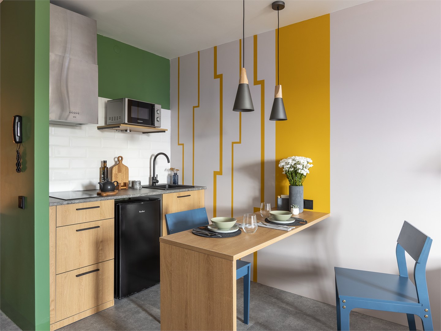 Студия с одной большой кроватью в Apartments&Hotel Trend