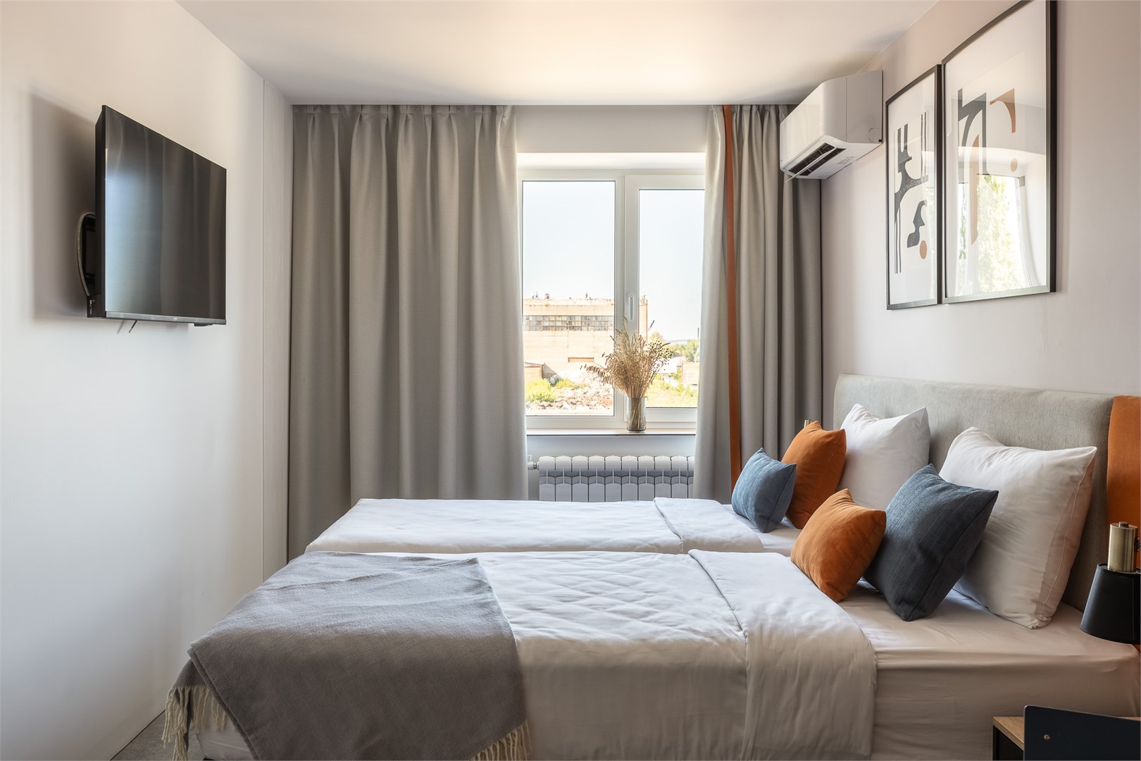 Студия с 2  раздельными кроватями в Apartments&Hotel Trend