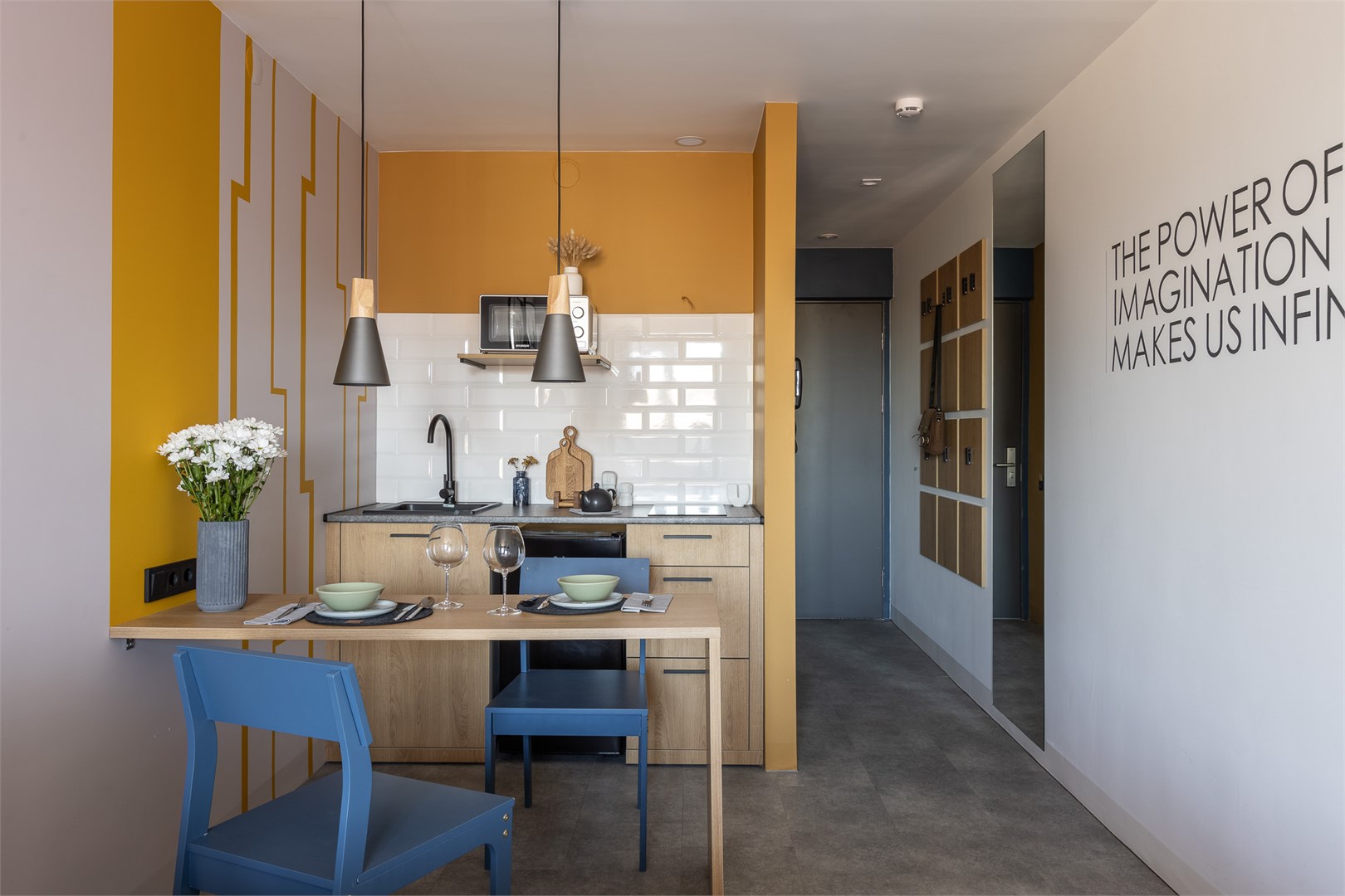 Студия с 2  раздельными кроватями в Apartments&Hotel Trend