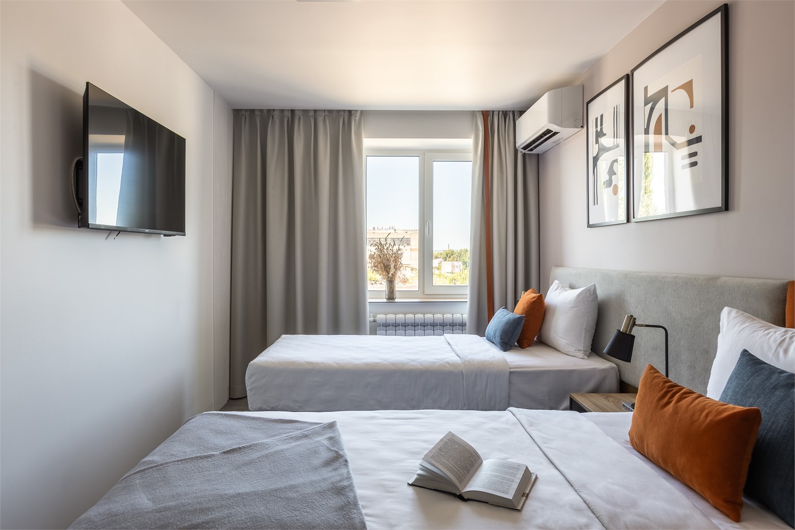 Студия с 2  раздельными кроватями в Apartments&Hotel Trend