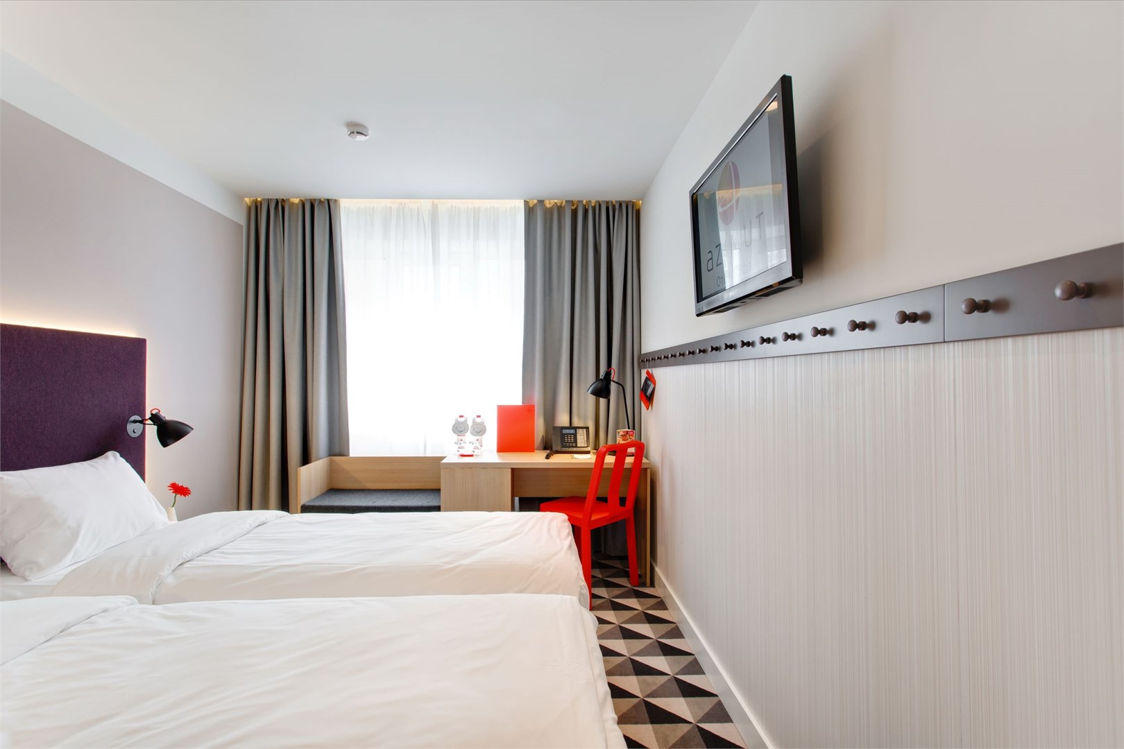 SMART Стандарт Твин в Azimut Сити Отель Уфа