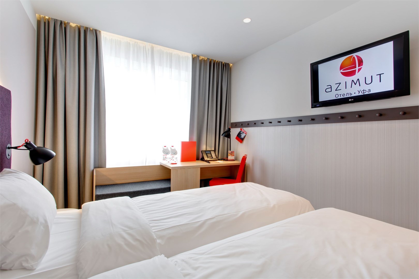 SMART Стандарт Твин в Azimut Сити Отель Уфа