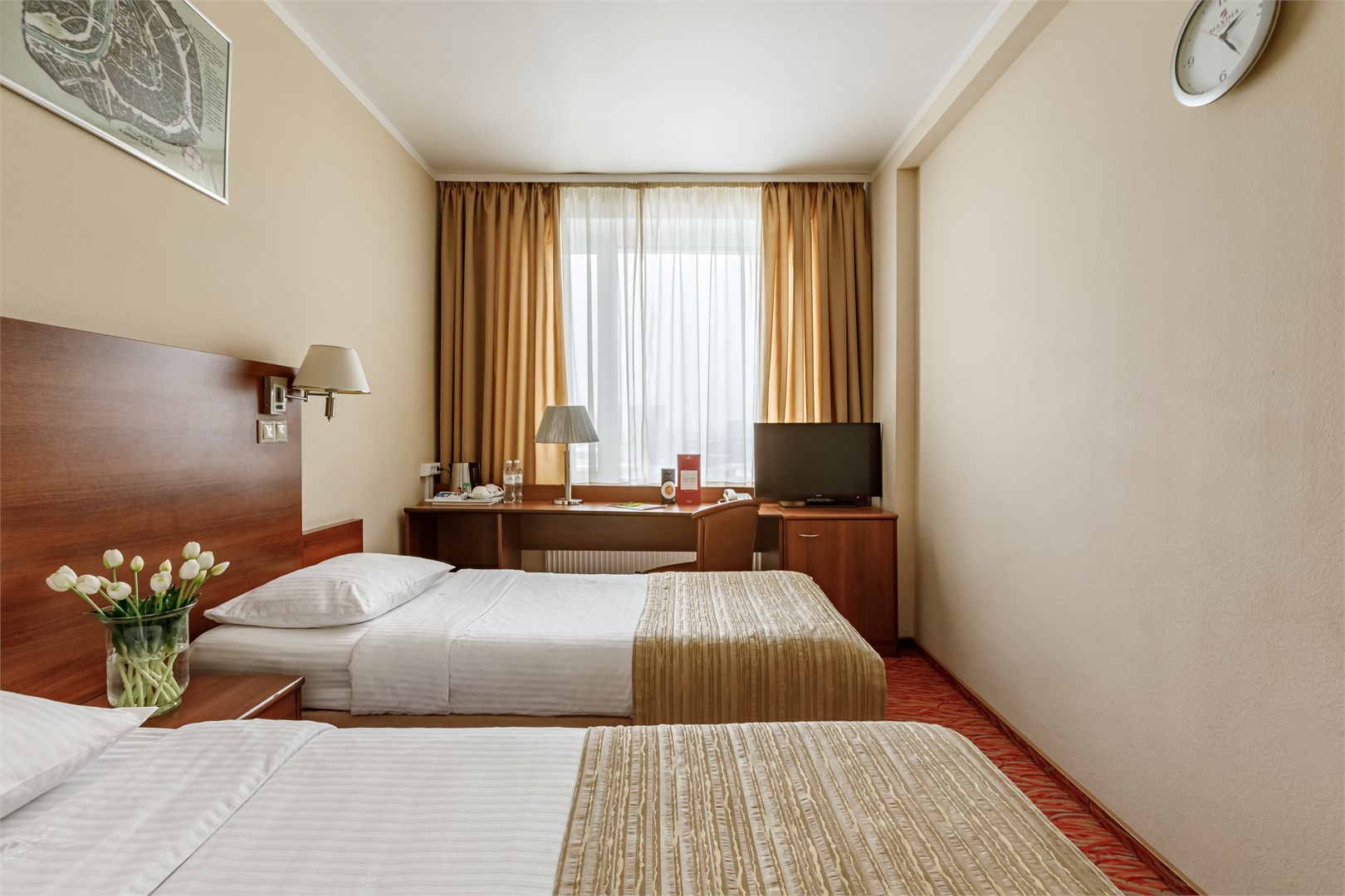 Стандарт две раздельные кровати  (Отдельные кровати) в Максима Панорама