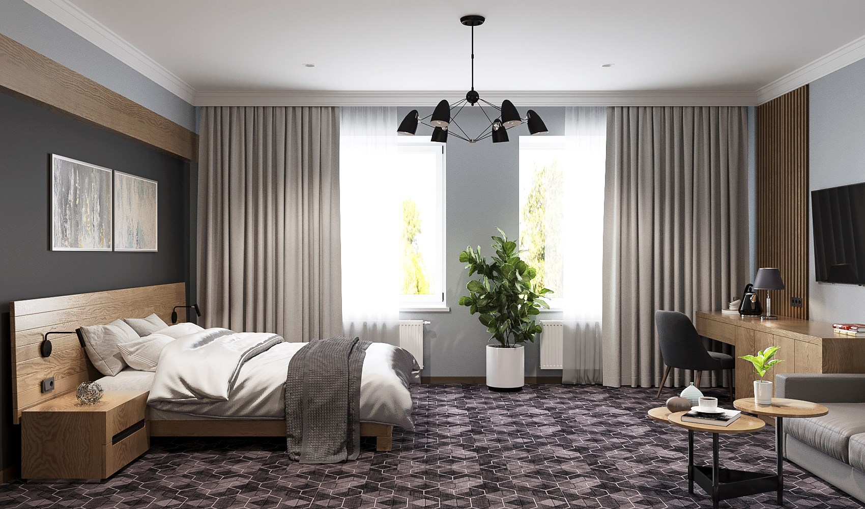 Люкс в Azimut Парк Отель Волга Астрахань