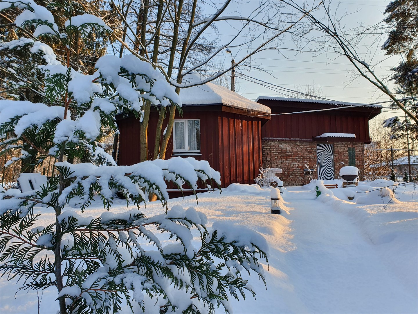 Коттедж-юрта на 2+1 гостей в Тарховка
