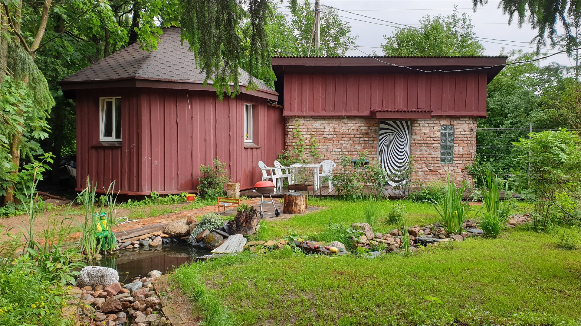 Коттедж-юрта на 2+1 гостей в Тарховка