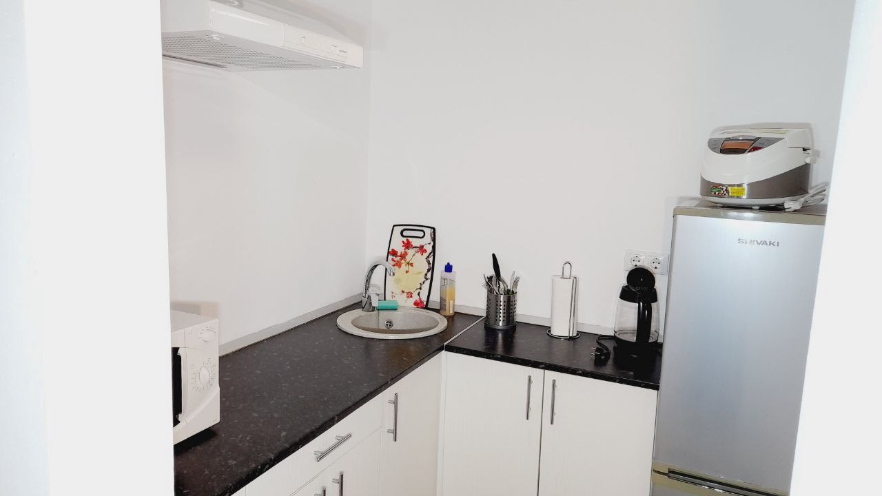 Двухуровневые апартаменты с кухней в Августин