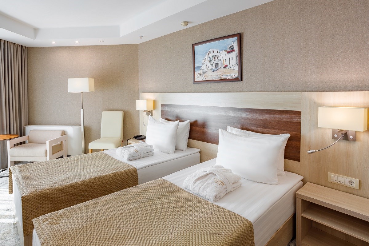 СТАНДАРТНЫЙ ДВУХМЕСТНЫЙ - TWIN - 2 односпальные кровати в Дагомыс