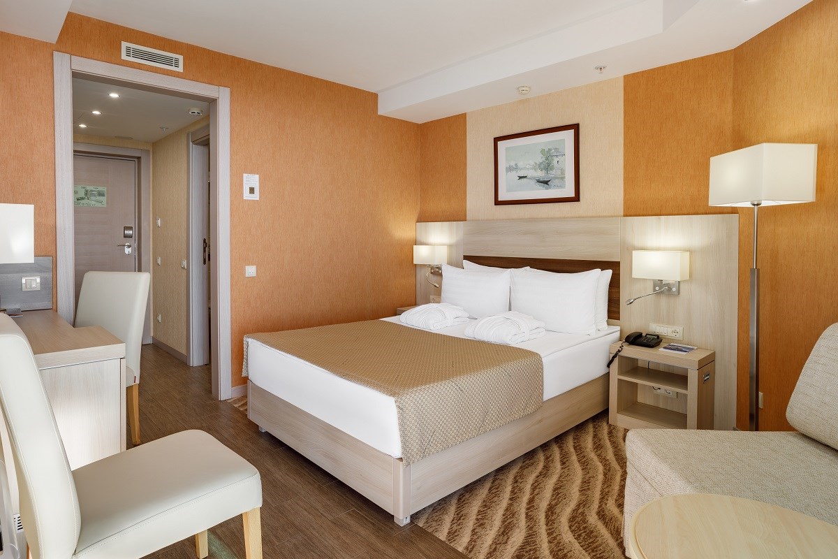 СТАНДАРТНЫЙ ДВУХМЕСТНЫЙ - DBL - 1 общая кровать шириной 1,4 м. в Дагомыс