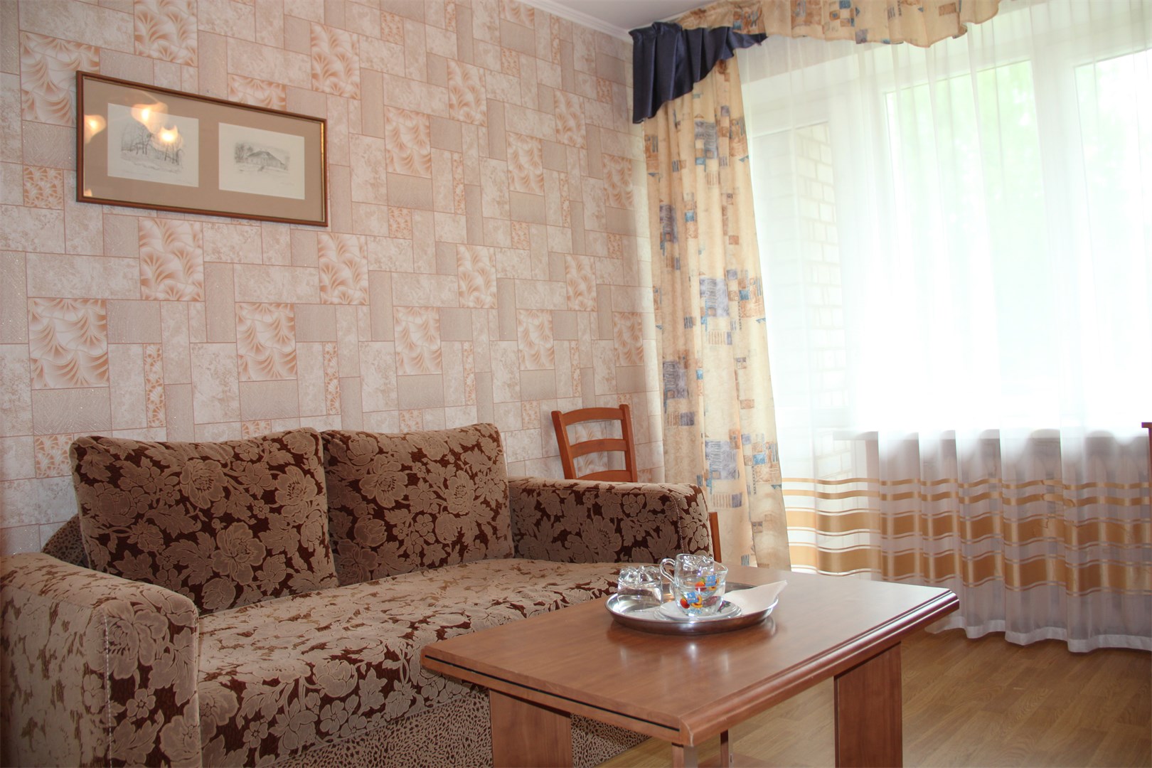 Двухместный двухкомнатный "комфорт" с ванной (корпус №3) в Exclusive palace