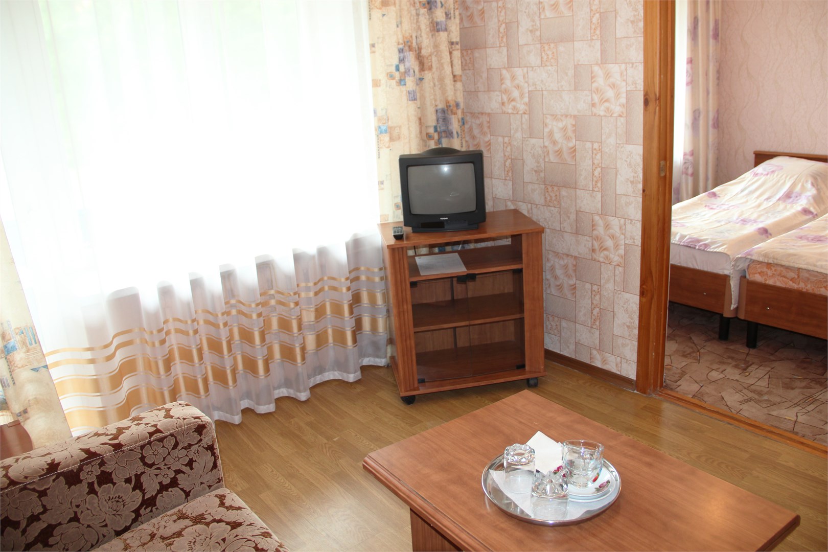 Двухместный двухкомнатный "комфорт" с ванной (корпус №3) в Exclusive palace