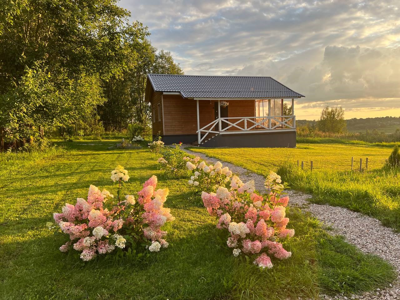 Дом  №1 д  Шевелево с видом на реку в Лиса