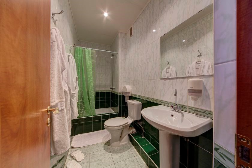 Двухместный улучшенный со своей ванной комнатой в Green hotel